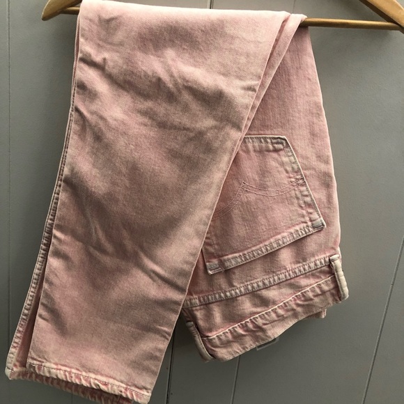 Men’s Levis 511 Sz 34/29 Pink Slim Fit Jeans - Picture 5 of 16